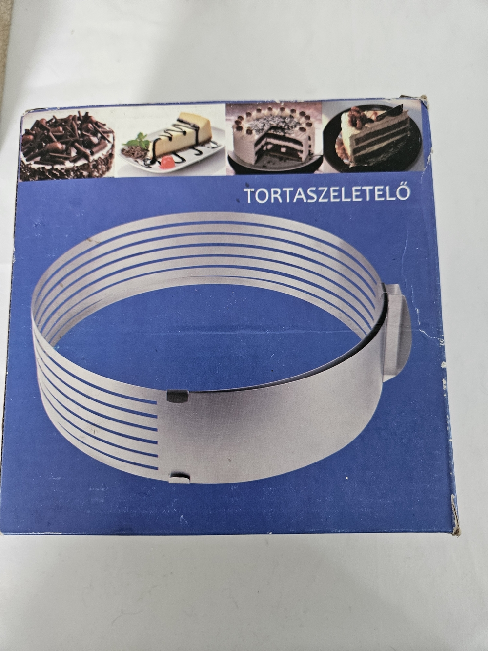 Adjustable Stainless Steel Cake Slicer - Silver